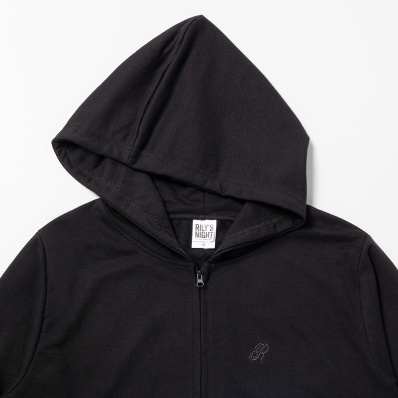 RILY'S NIGHT ライトジップパーカー/BLACK/M : RYUJI IMAICHI (今市