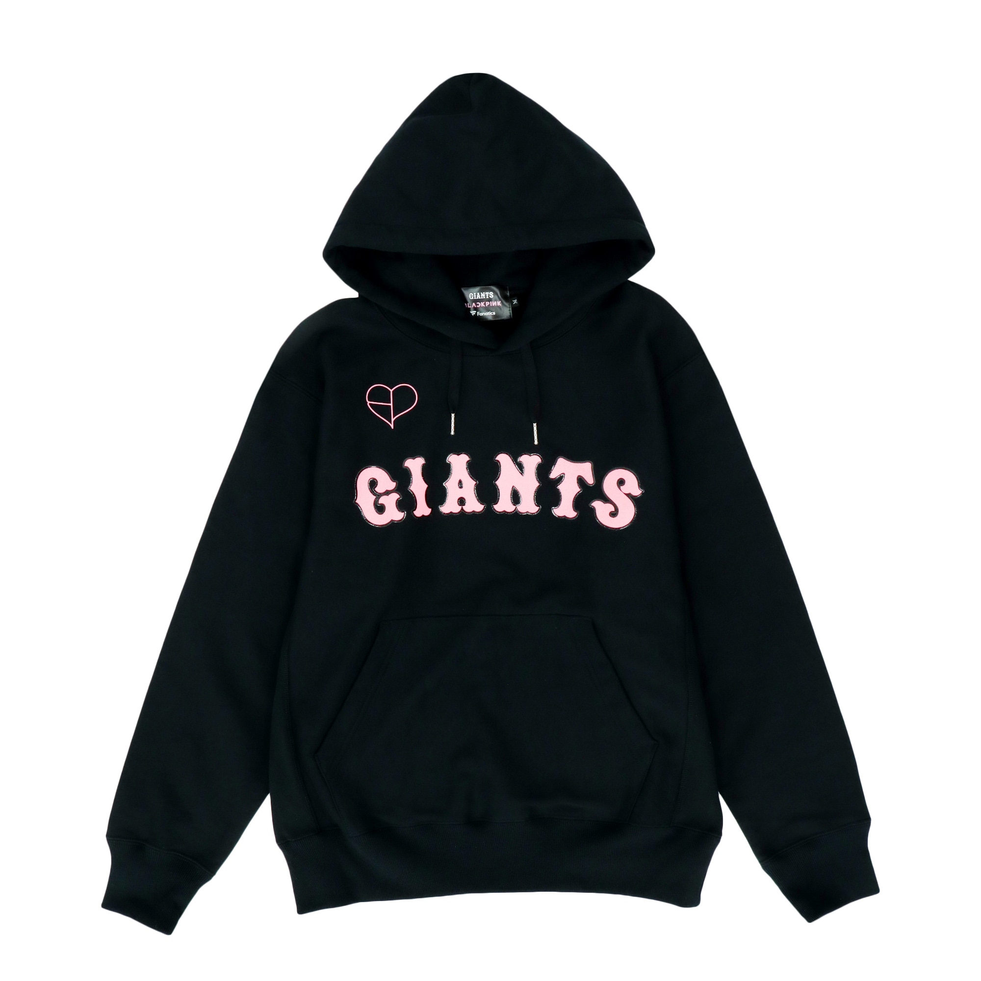 読売ジャイアンツ×BLACKPINK ロゴ フーディー ブラック
