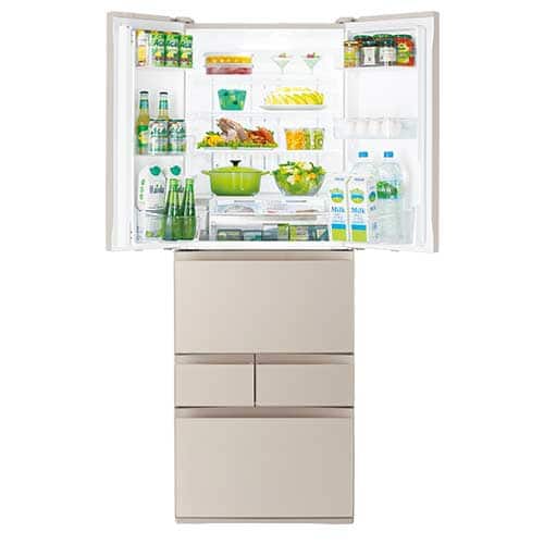 東芝 冷蔵庫 【良品】冷凍冷蔵庫 462L サテンゴールド GR-R460FH(EC