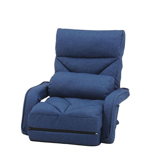 不二貿易 家具 【良品】多機能チェアプレミアム ネイビー 8640 通販