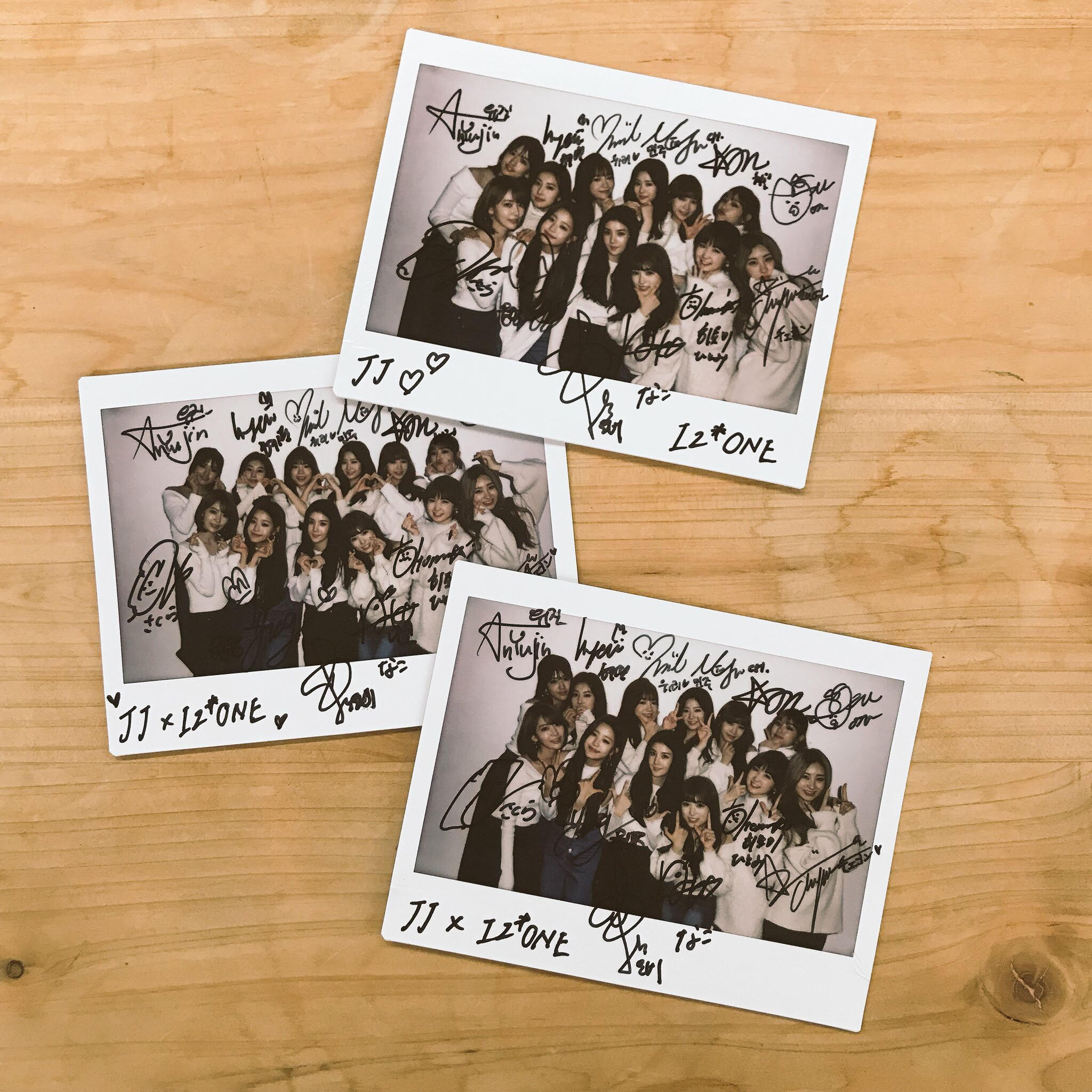 IZ*ONEメンバー全員のサイン入りポラプレゼント！ - JJ
