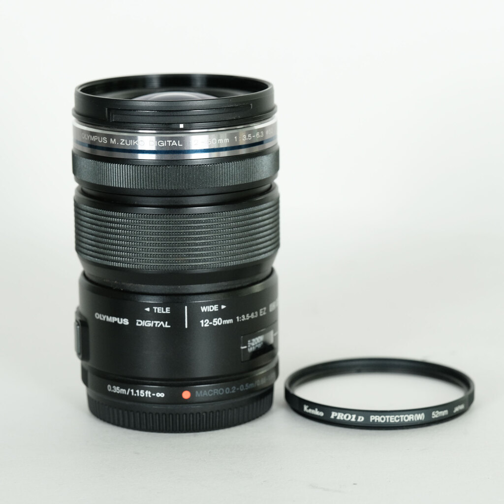 OLYMPUS M.ZUIKO DIGITAL ED 12-50mm F3.5-6.3 EZ ブラックの出品