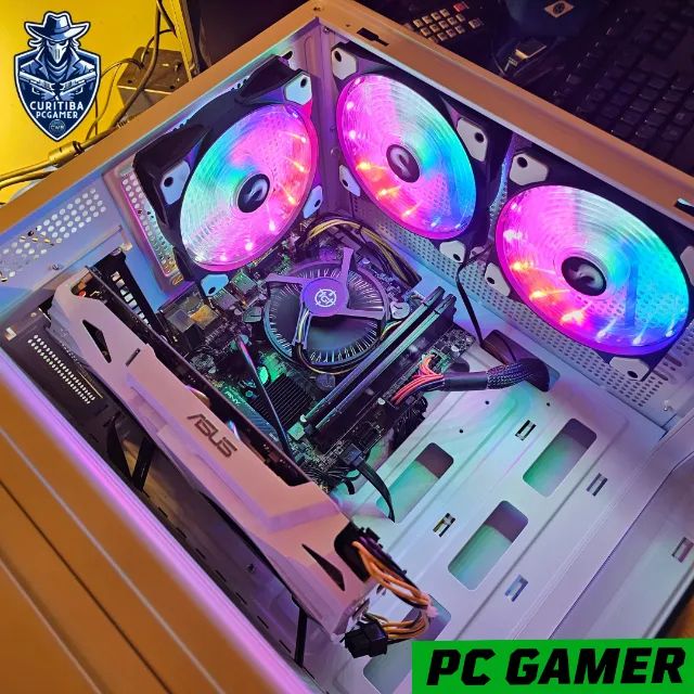 PC 20) PC Gamer i5-8500 16GB NVMe GTX1060 6GB - Computadores e