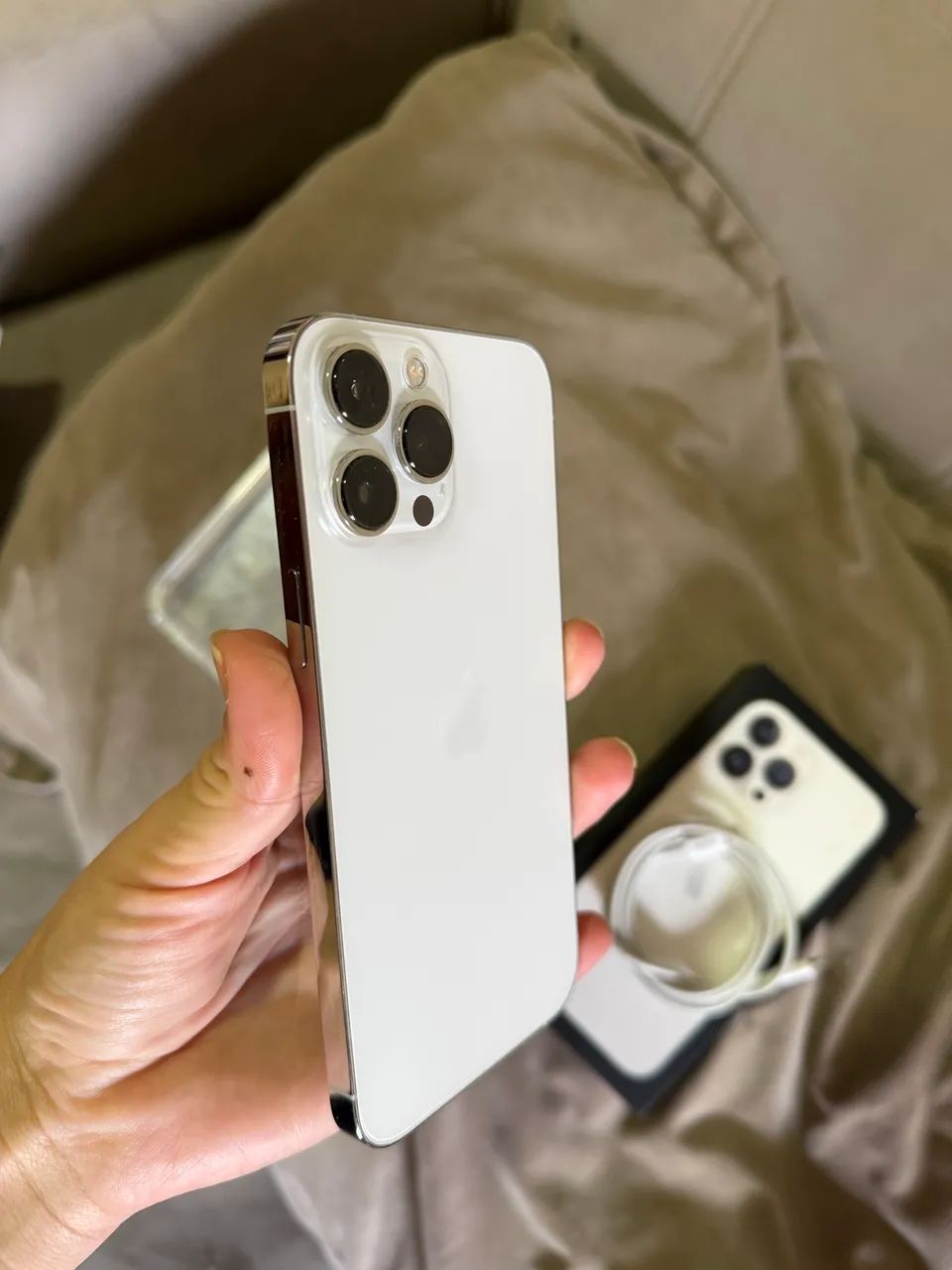 iPhone 13 Pro Max silver 256gb - Celulares e Smartphones