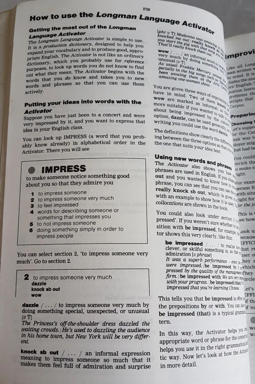 Longman Language Activator: World's First Production Dictionary