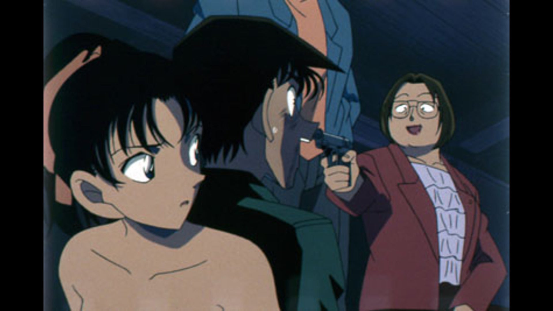 名シーン】名探偵コナン セル画 坂田刑事＆服部平次＆コナン（動画付き