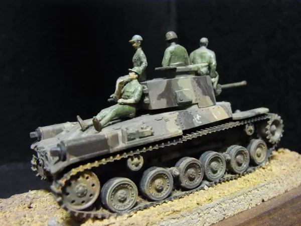 1/76 日本陸軍97式中戦車改”チハ”｜ジオラマ・ヴィネット｜プラモデル