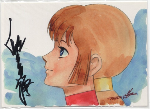 湖川友謙 直筆サイン入りポストカード「聖戦士ダンバイン」