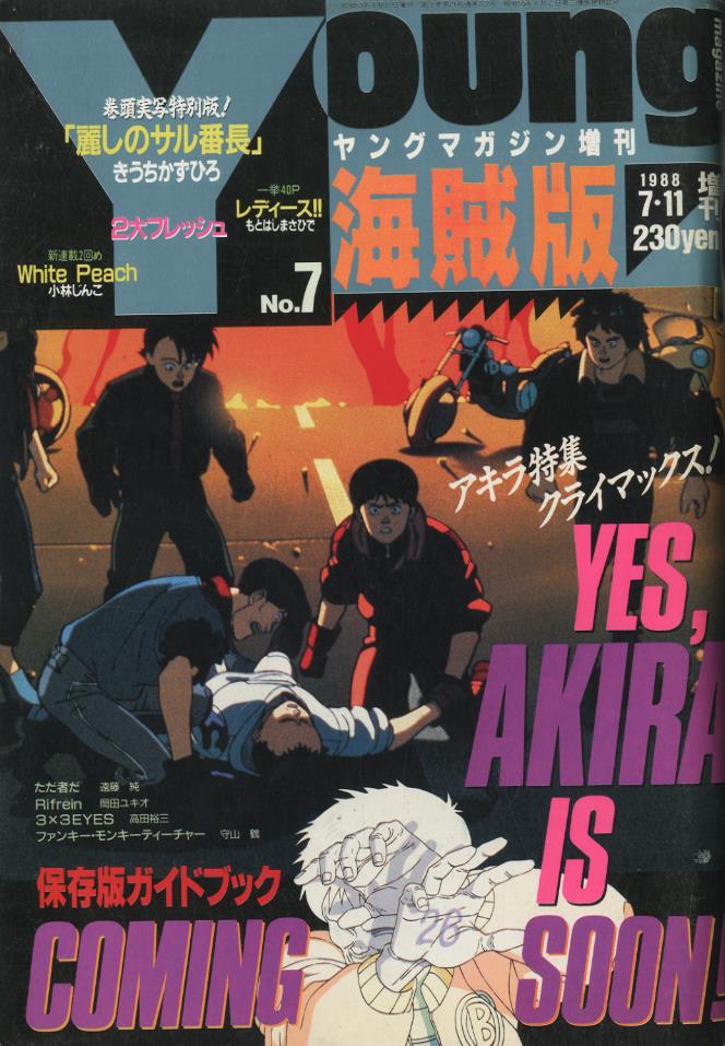 講談社 1988年(昭和63年)の漫画雑誌 週刊ヤングマガジン海賊版 1988年