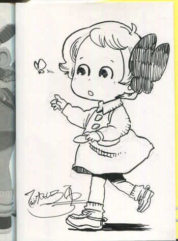 東裏友希 直筆イラストサイン本「しいちゃん、あのね」2巻