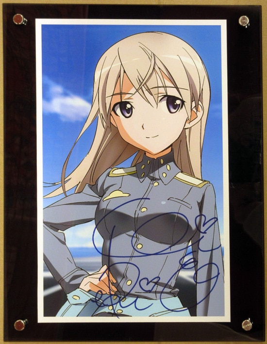 レア】ストライクウィッチーズ ルッキーニ 斎藤千和 直筆サイン入り