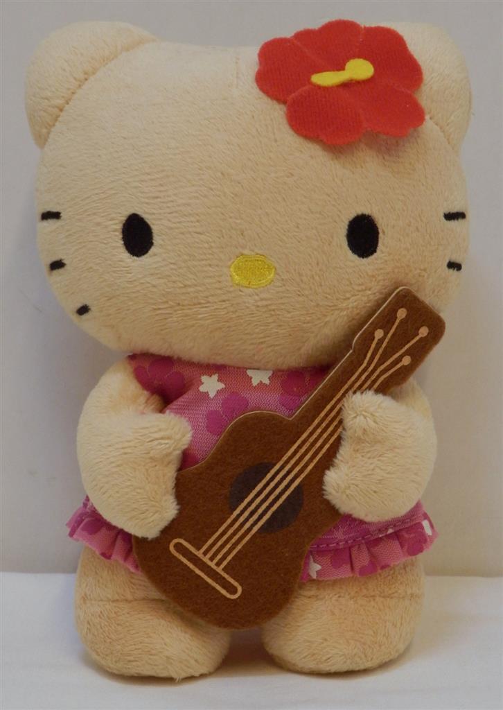 レア〉ハワイ限定ハローキティ ウクレレ 根付け ストラップ レア