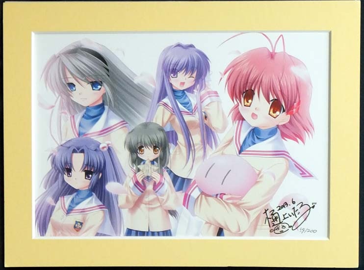 樋上いたる カラー複製イラスト「CLANNAD」