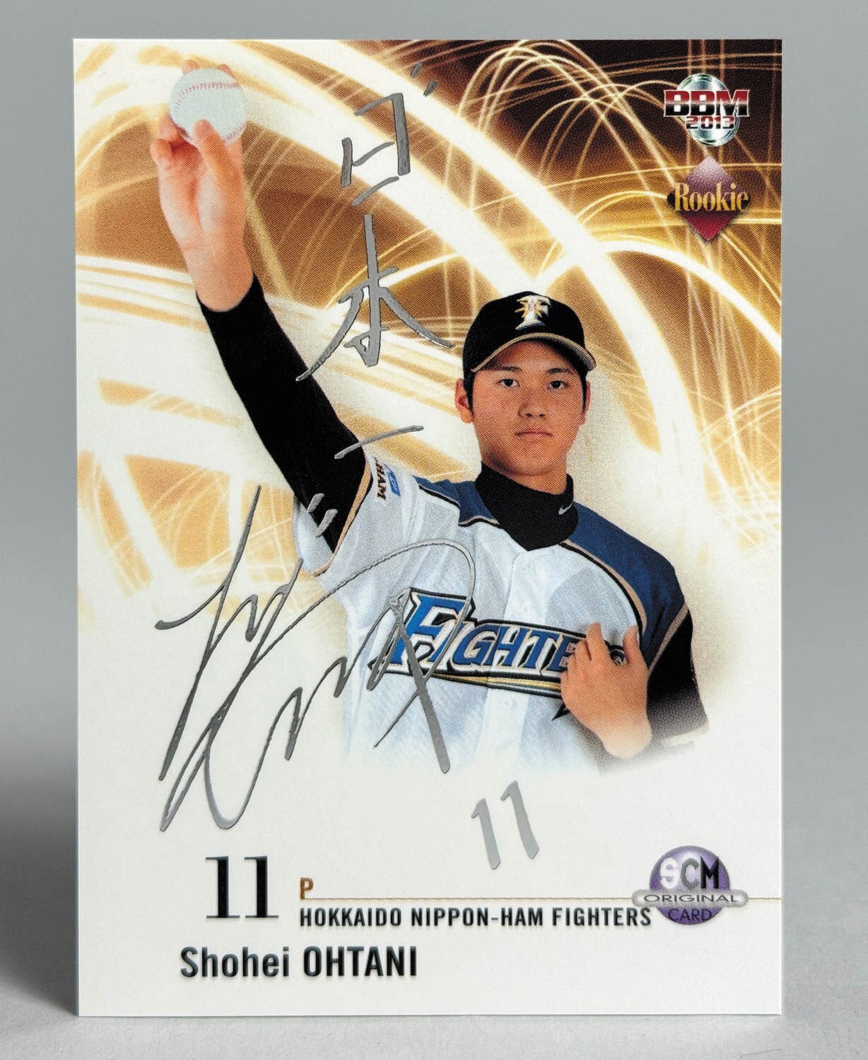 6281] 大谷翔平〔206〕 (投手)銀サイン トレカ