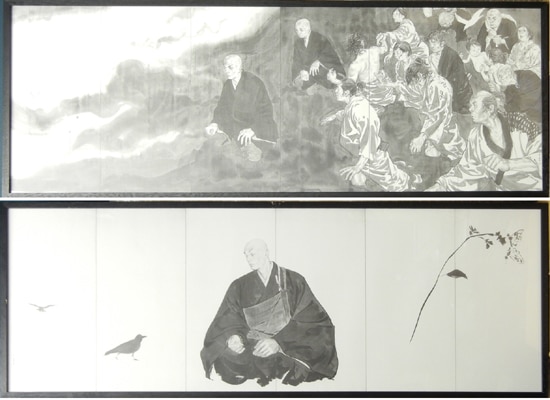 井上雄彦複製原画2枚組 「親鸞」