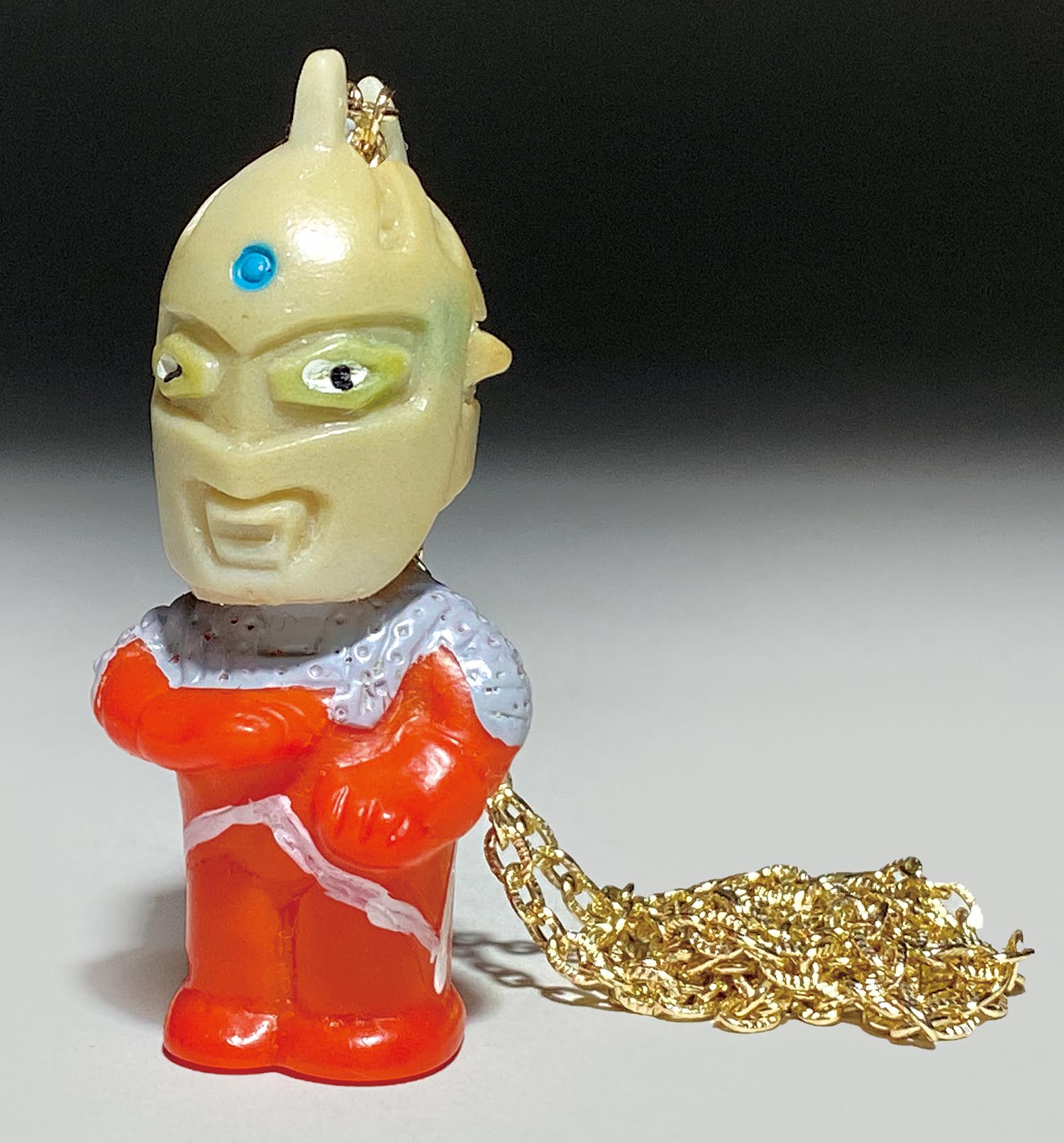 マルサン ウルトラセブン マスク着脱ペンダントソフビ