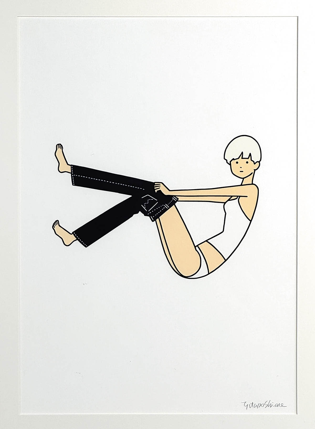 白根ゆたんぽ 直筆サイン入りシルクスクリーン「EDWIN」 9520] 白根