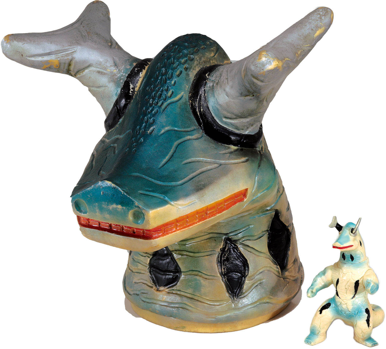 店頭用ジャンボソフビ エレキング