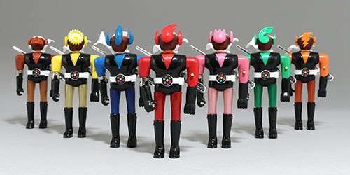 ポピー/日本製 超合金 忍者キャプター7体セット