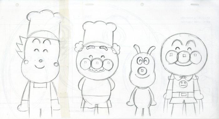 それいけ!アンパンマン ラフ原画