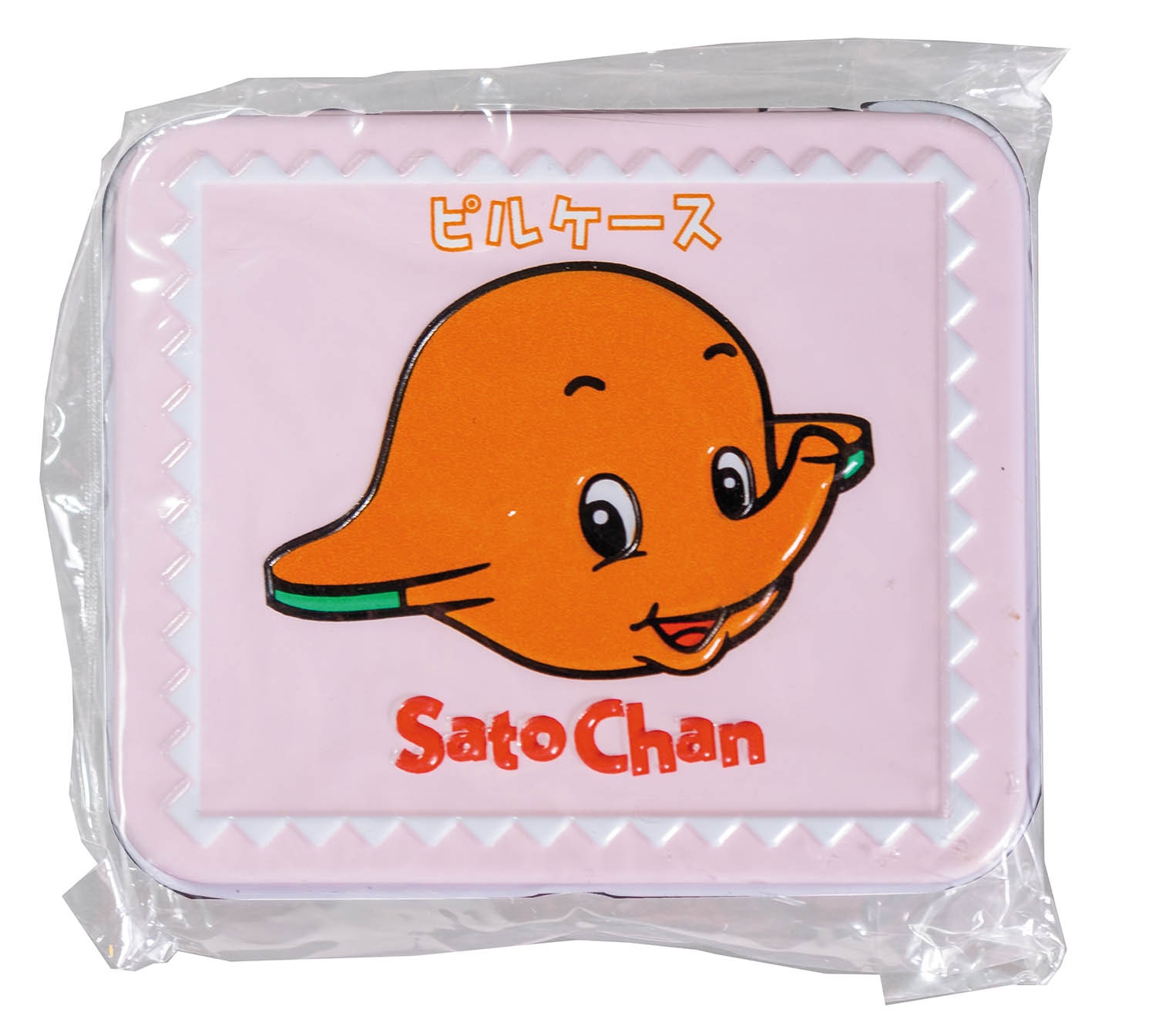 佐藤製薬 サトちゃん ピルケース 缶 ピンク