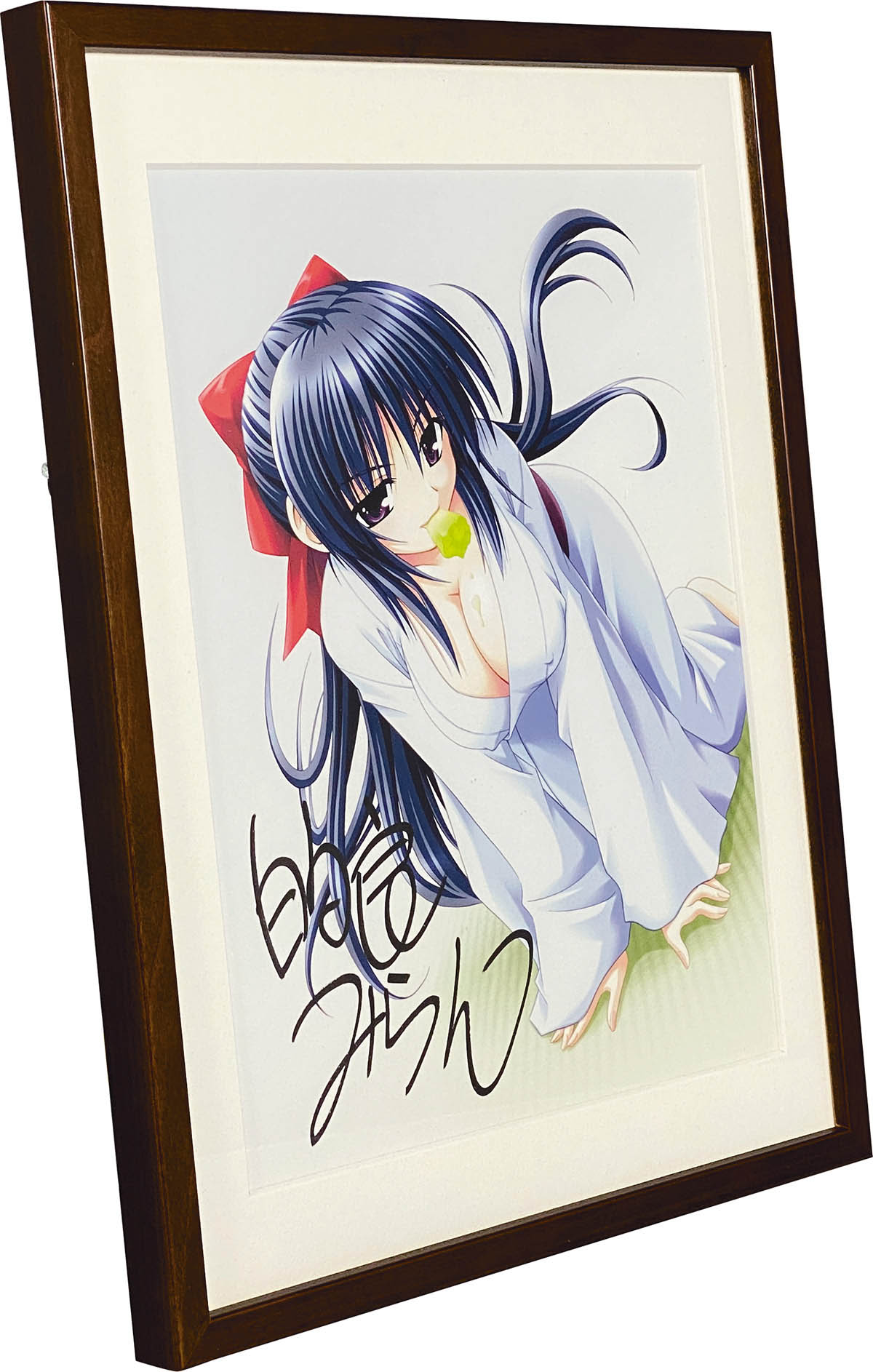 5190] 的良みらん 直筆サイン入りカラー複製イラスト「おまもりひまり」