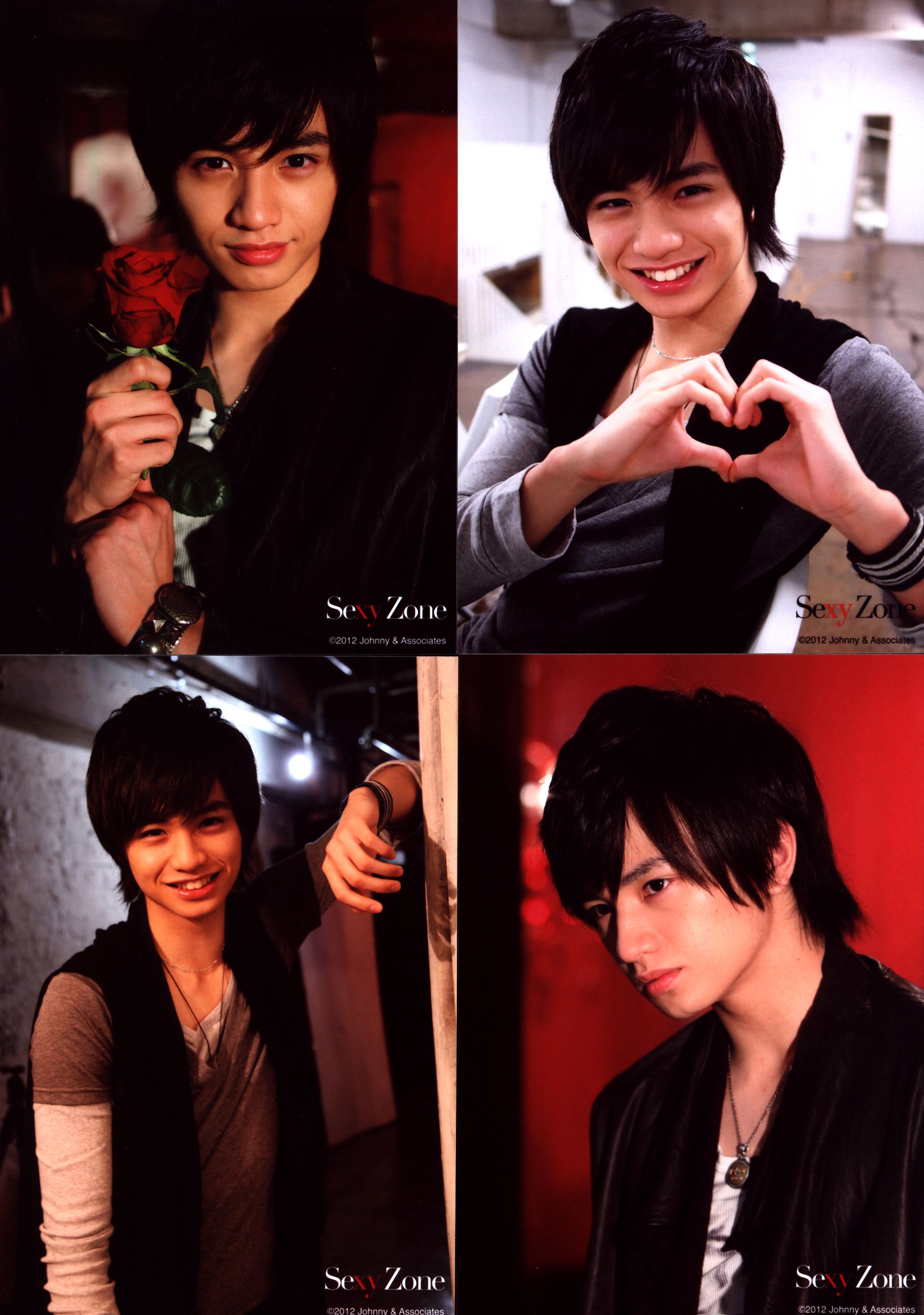 ☆ SexyZone 中島健人 フォトセット Sexy Zone中島健人、バラの花束