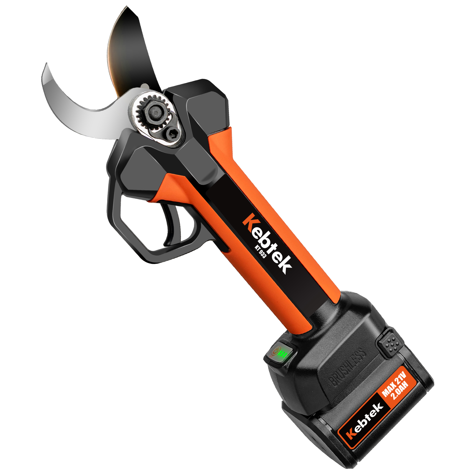 フッ素刃を新採用】Kebtek電動剪定バサミ 切断径25mm 品番YDN-B007-NEW