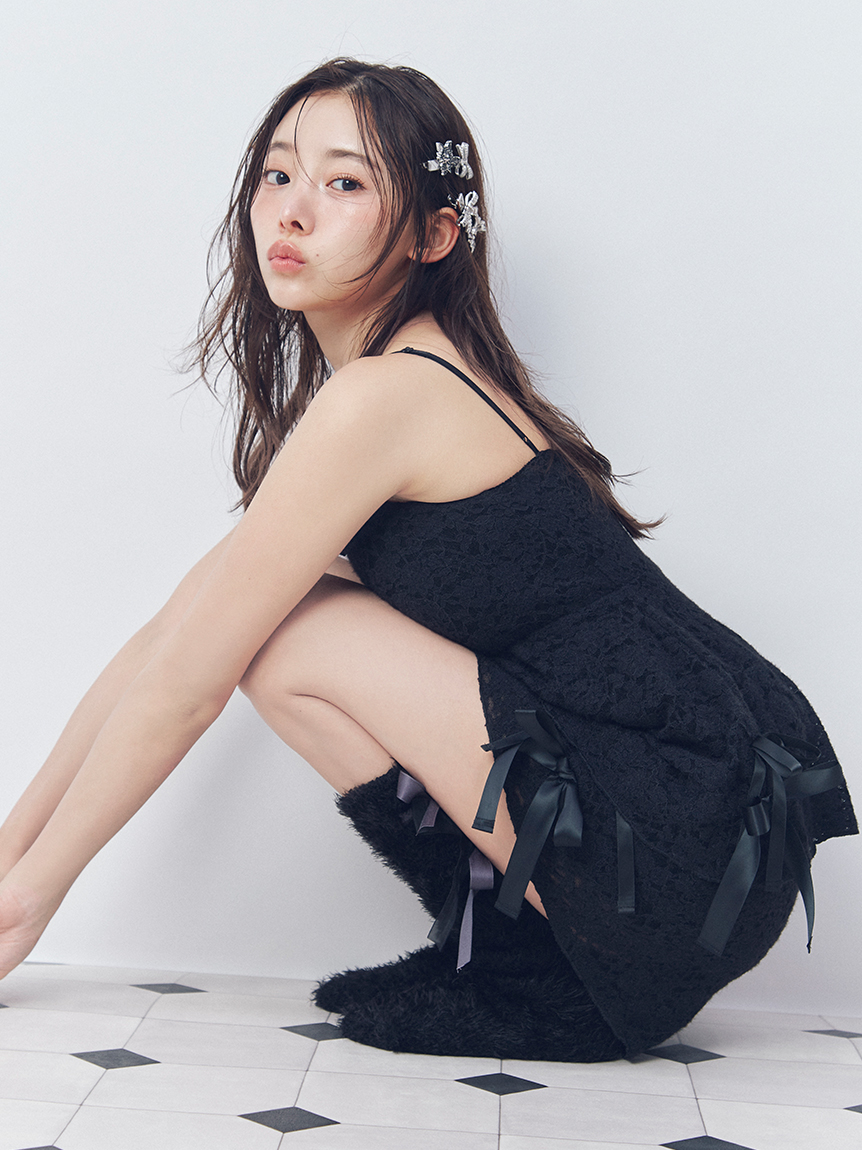 レースリボンキャミソール(キャミソール)｜スナイデルホーム｜SNIDEL