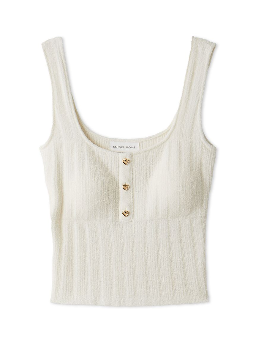 Creamy】プチハートニットタンクトップ(キャミソール)｜スナイデル