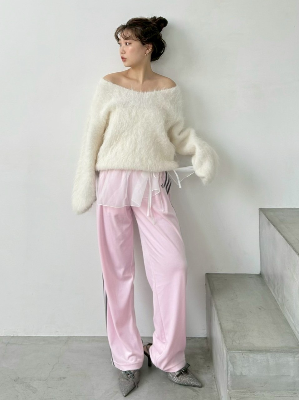 adidas Originals】FB TP VELOUR/ファイヤーバードトラックパンツ