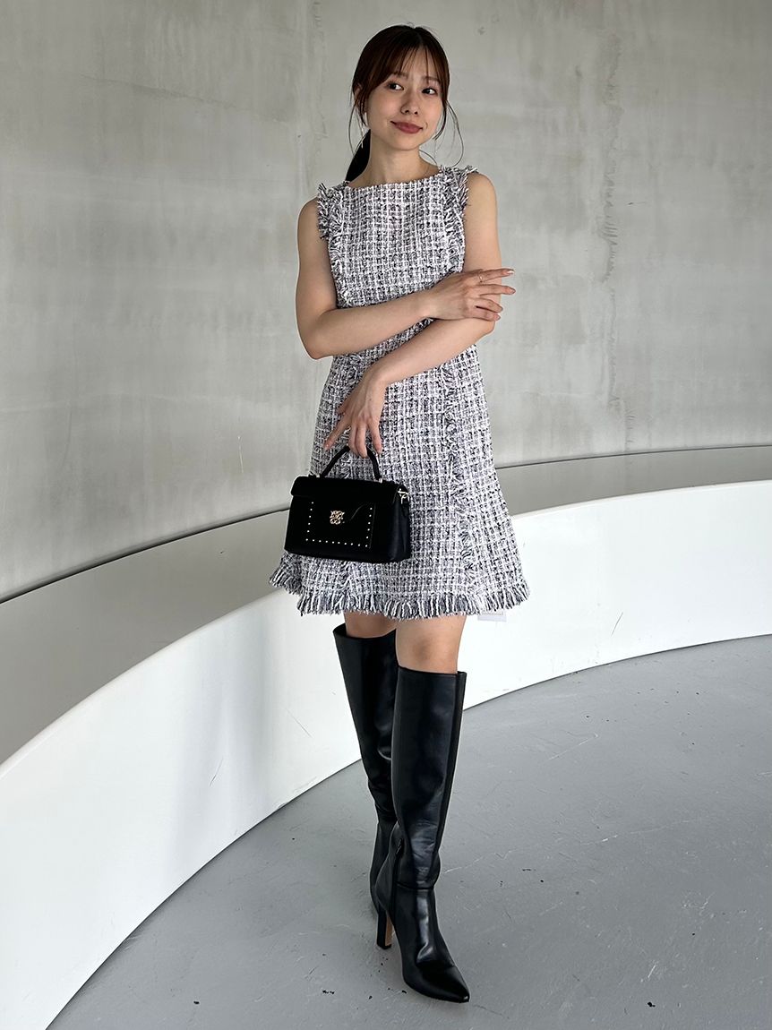 ツイードミニワンピース(ミニワンピース)｜ワンピース｜SNIDEL