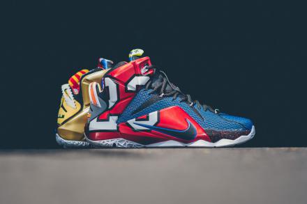 国内9月26日発売予定】 ナイキ レブロン12 SE マルチカラー/ファントム