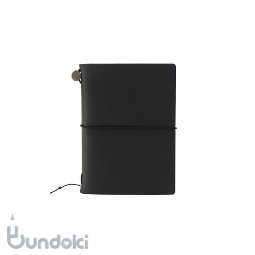 MIDORI/ミドリ】トラベラーズノートパスポートサイズ(黒)