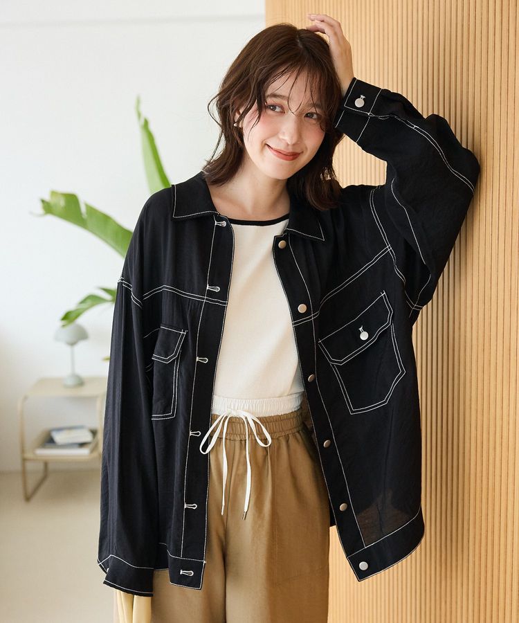 ELENCARE DUE カラーステッチシアーGジャン/Green Parks（グリーン