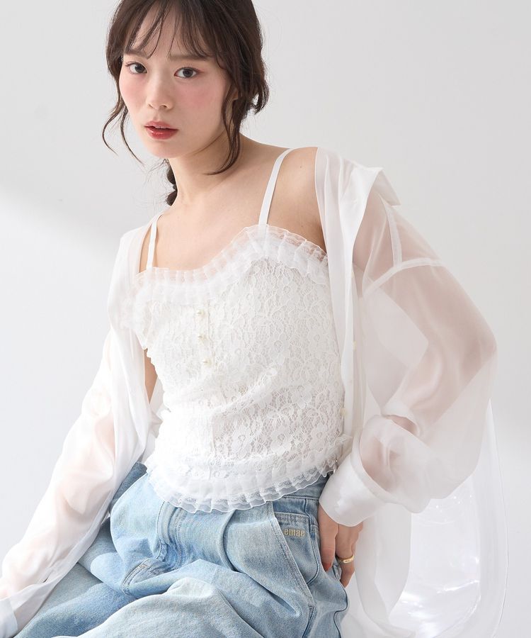 コルセットライクキャミソール/earth music&ecology（アース