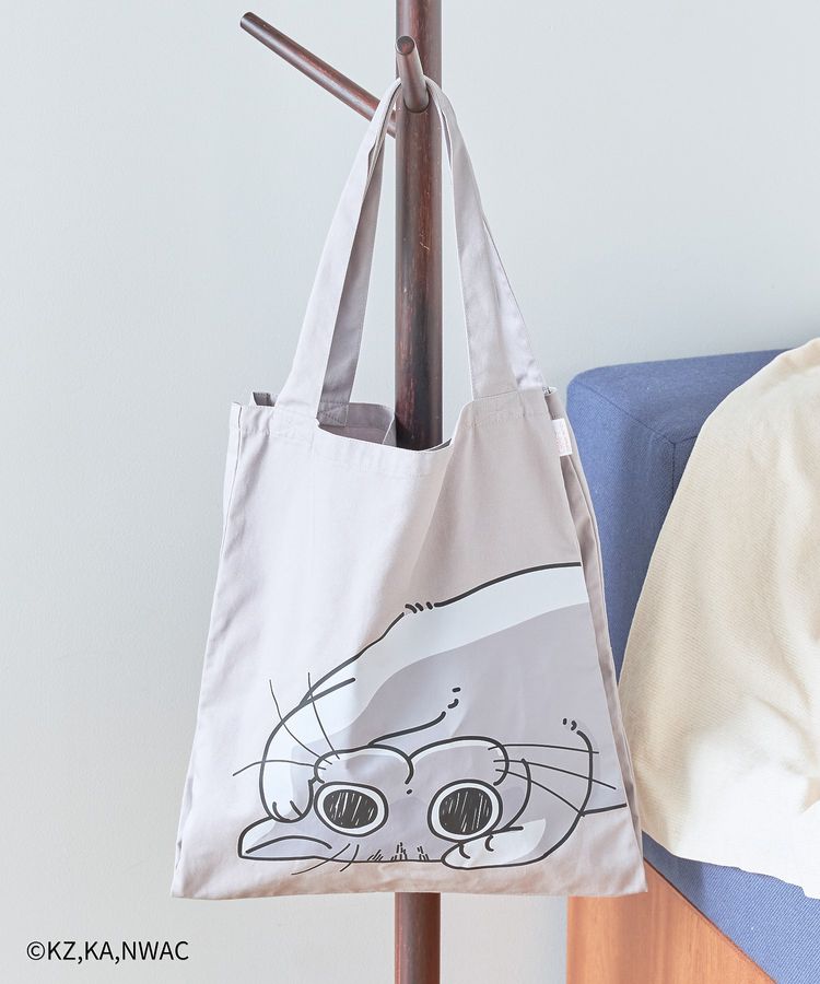 夜は猫といっしょ/トライアングルトートバック/CRAFT STANDARD