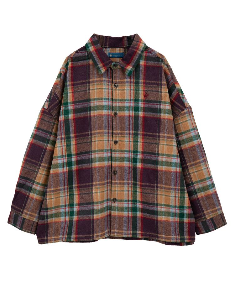 BEVERLY HILLS POLO CLUB/ビバリーヒルズポロクラブ シャギーチェック