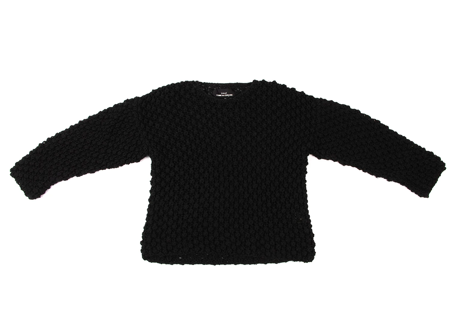 tricot COMME des GARCONS Low Gauge Knit Sweater Black S-M (K-139847)