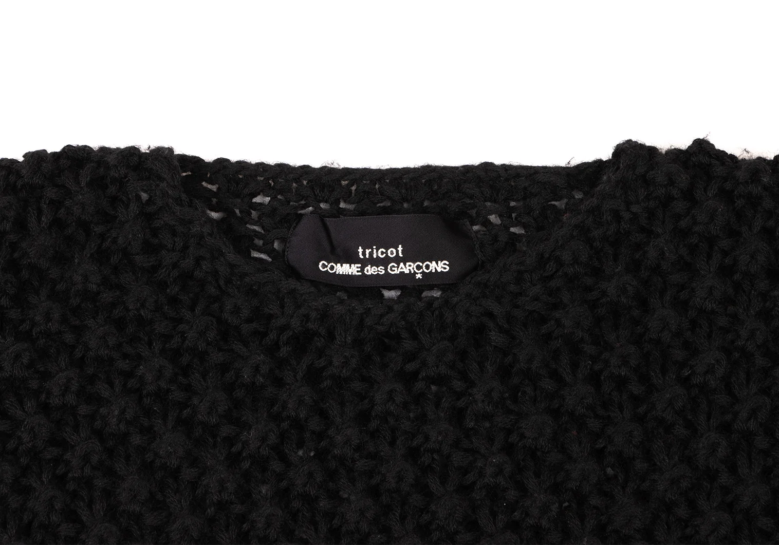 tricot COMME des GARCONS Low Gauge Knit Sweater Black S-M (K-139847)