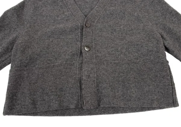 コムコム コムデギャルソンCOMME des GARCONS ウール折り返しショート