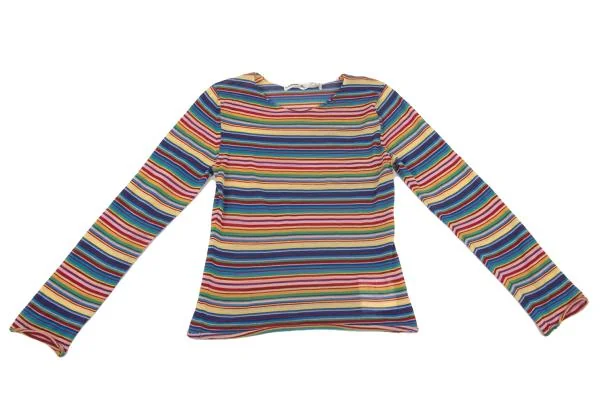 コムデギャルソンCOMME des GARCONS カラフルボーダーニットトップス