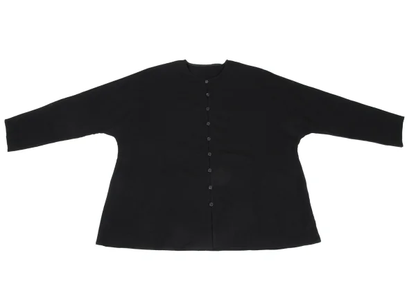 ヨーガンレールJURGEN LEHL ウールクルーネックドルマンスリーブ