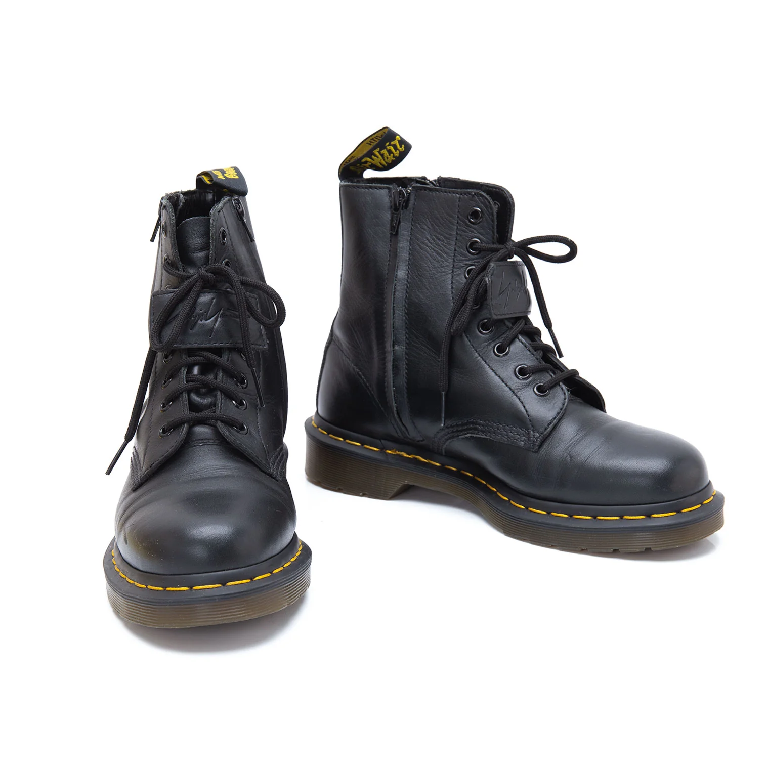 Yohji Yamamoto POUR HOMME x Dr.Martens PASCAL Y ZIP Boots Black