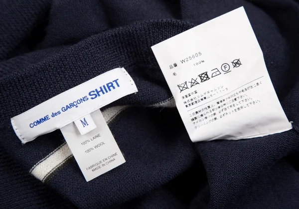 コムデギャルソン シャツCOMME des GARCONS SHIRT ライン切替ウール
