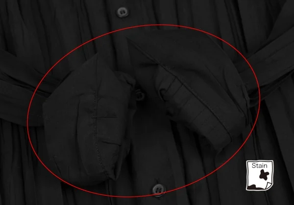 イッセイミヤケ フェットISSEY MIYAKE FETE 2WAYカラープリーツシャツ