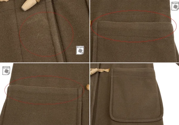 マーガレットハウエルMHL ウールラウンドカラーダッフルコート モカ1