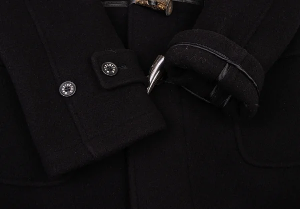 マッキントッシュMACKINTOSH ウールダッフルコート 黒34 (K-138061)