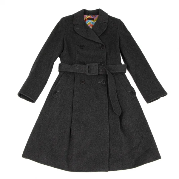 ポールスミス ブラックPaul Smith BLACK 裏マルチストライプウール