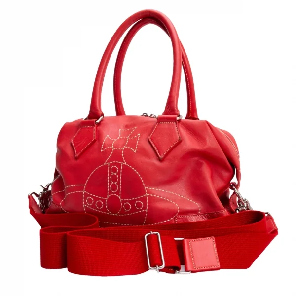 ヴィヴィアンウエストウッドVivienne Westwood オーブ刺繍レザー